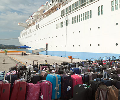 Crucero en el puerto